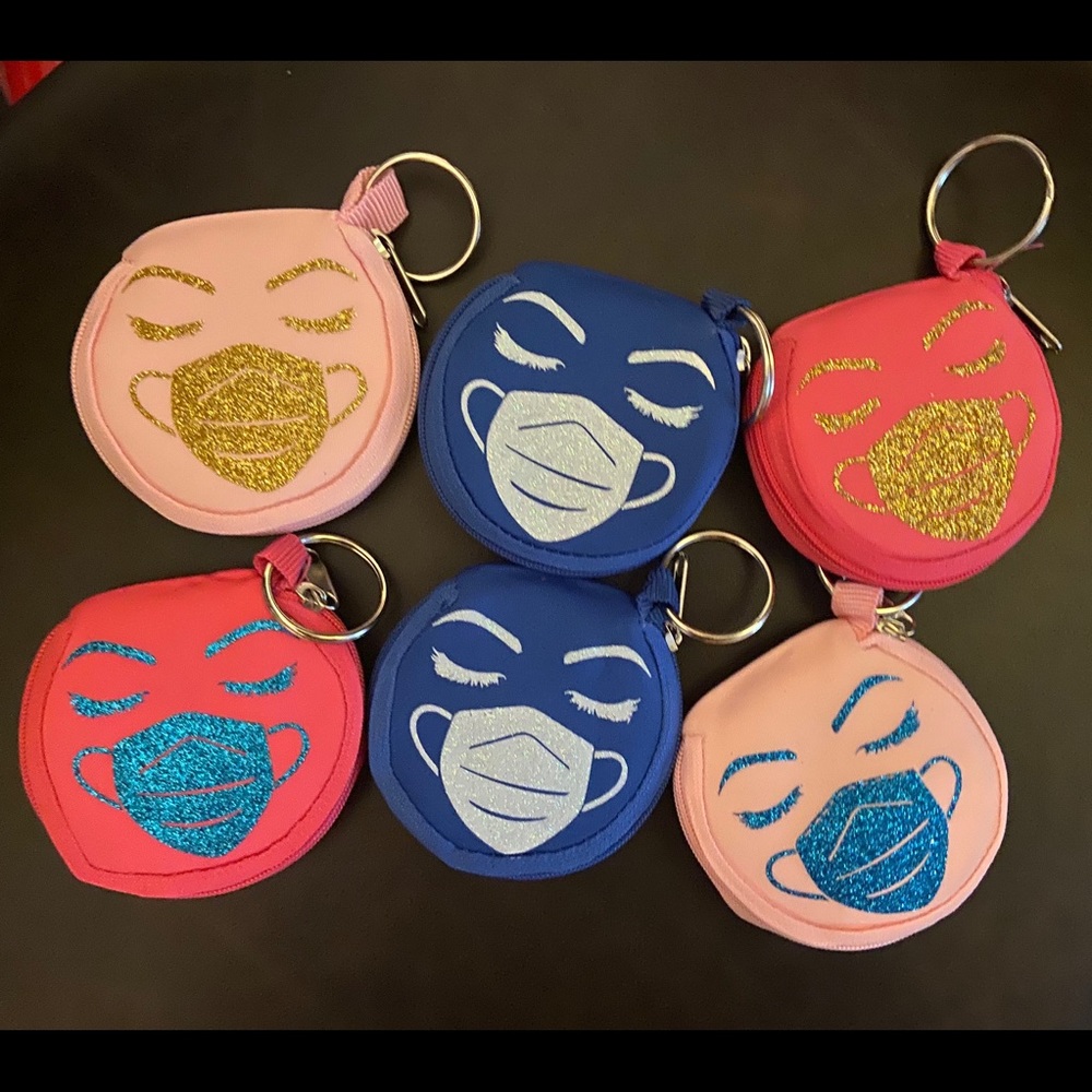 Cute Keychain facemask case